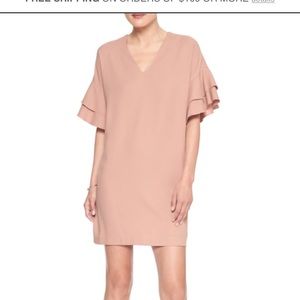Banana Republic dusty rose shift dress. Sz 6